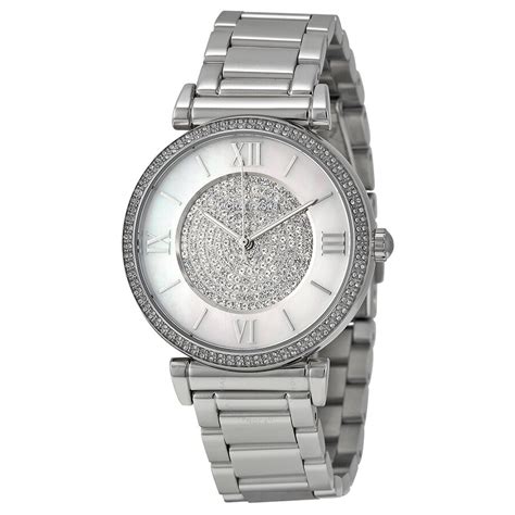 michael kors mk3355|Women's Michael Kors Catlin Pave Crystal Watch .